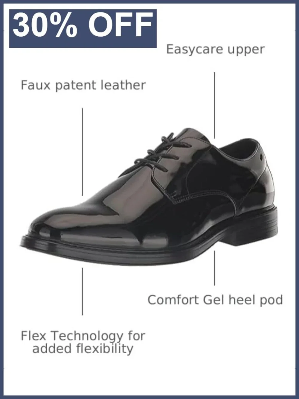 Mens Formal Plain Toe Oxford Dress Shoes Faux Leather Lace Up